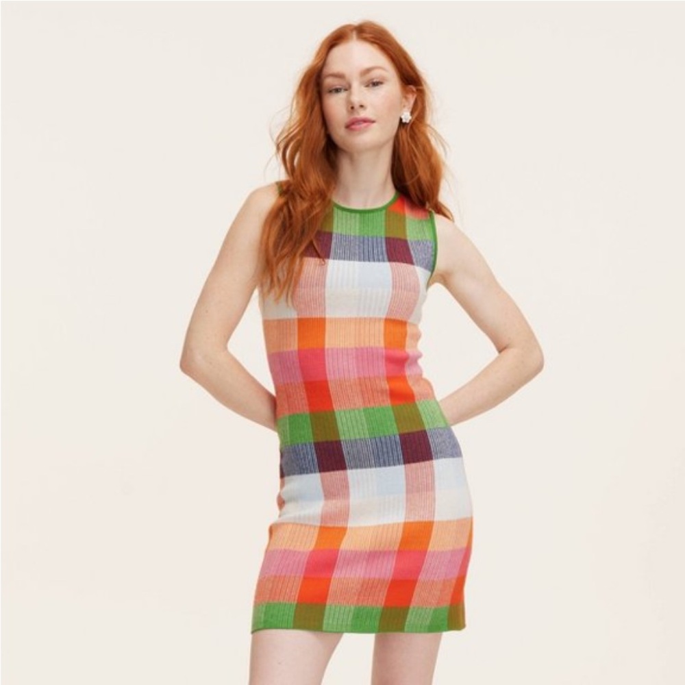 🎉HOST PICK🎉Kate Spade NY  X Target Women’s Plaid Mini Sweater Dress Size Medium